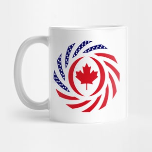 Canadian American Multinational Patriot Flag Mug